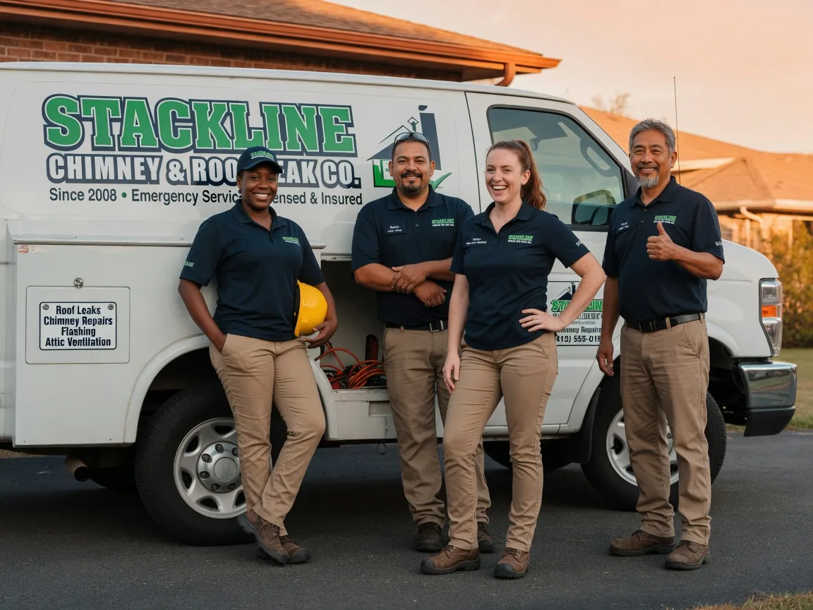 Chimney flashing repair company in Lewisville, MN